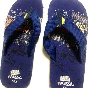 Frisky Men Canvas Thong Flip Flop Sandal Slipper beach poolside